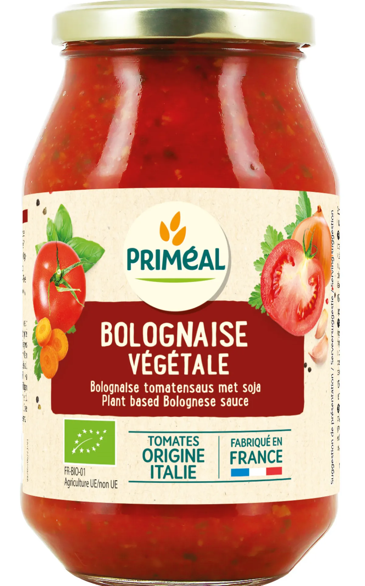 Sale Primeal Bolognese tomatensaus vegetarisch bio