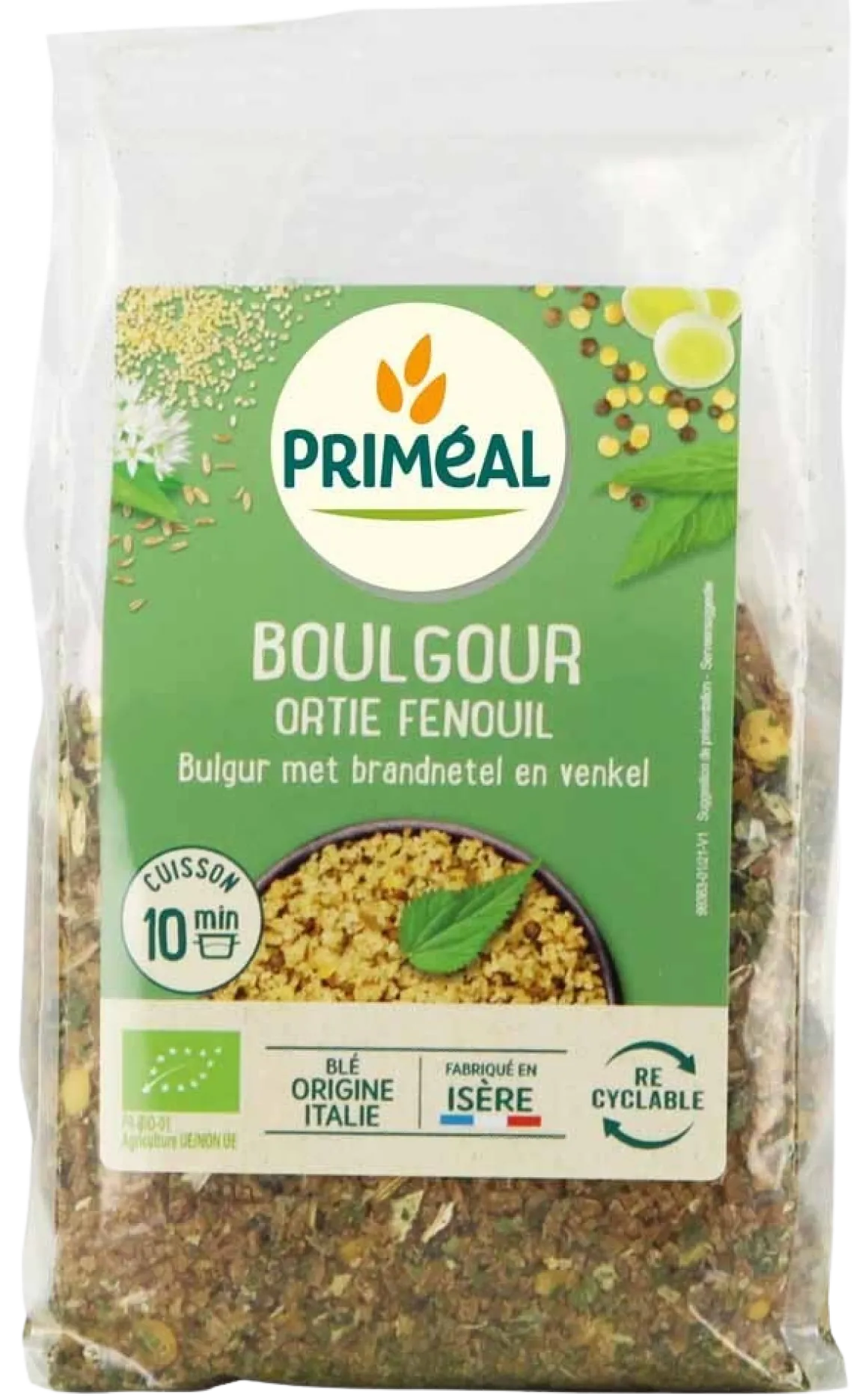 Primeal Bulgur met brandnetel en venkel bio