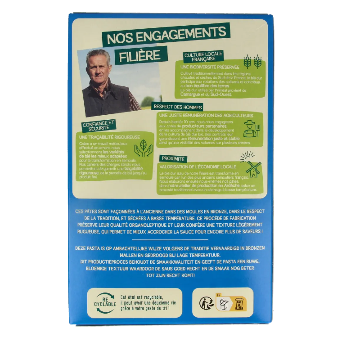 Primeal Corolle halfvolkoren pasta bio