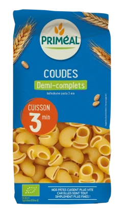 Primeal Coudes halfvolkoren snelkook 3 minuten bio