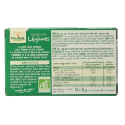 Primeal Groentebouillon blokjes 9 gram bio