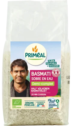 Primeal Halfvolkoren basmati rijst bio