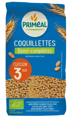 Primeal Halfvolkoren elleboogjes snelkook 3 minuut bio