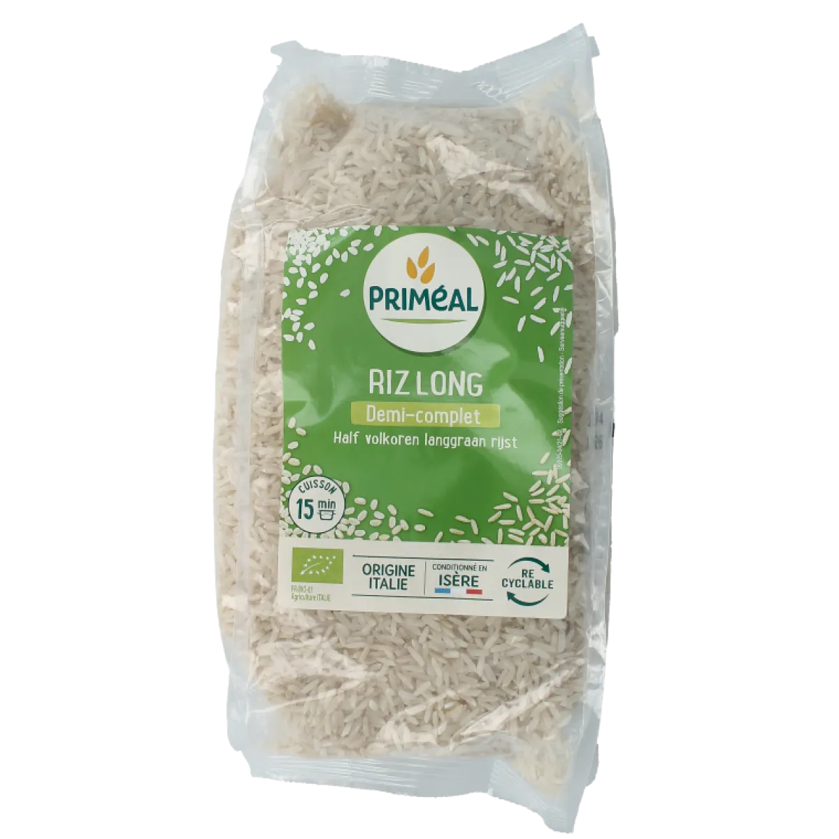 New Primeal Halfvolkoren langgraan rijst bio