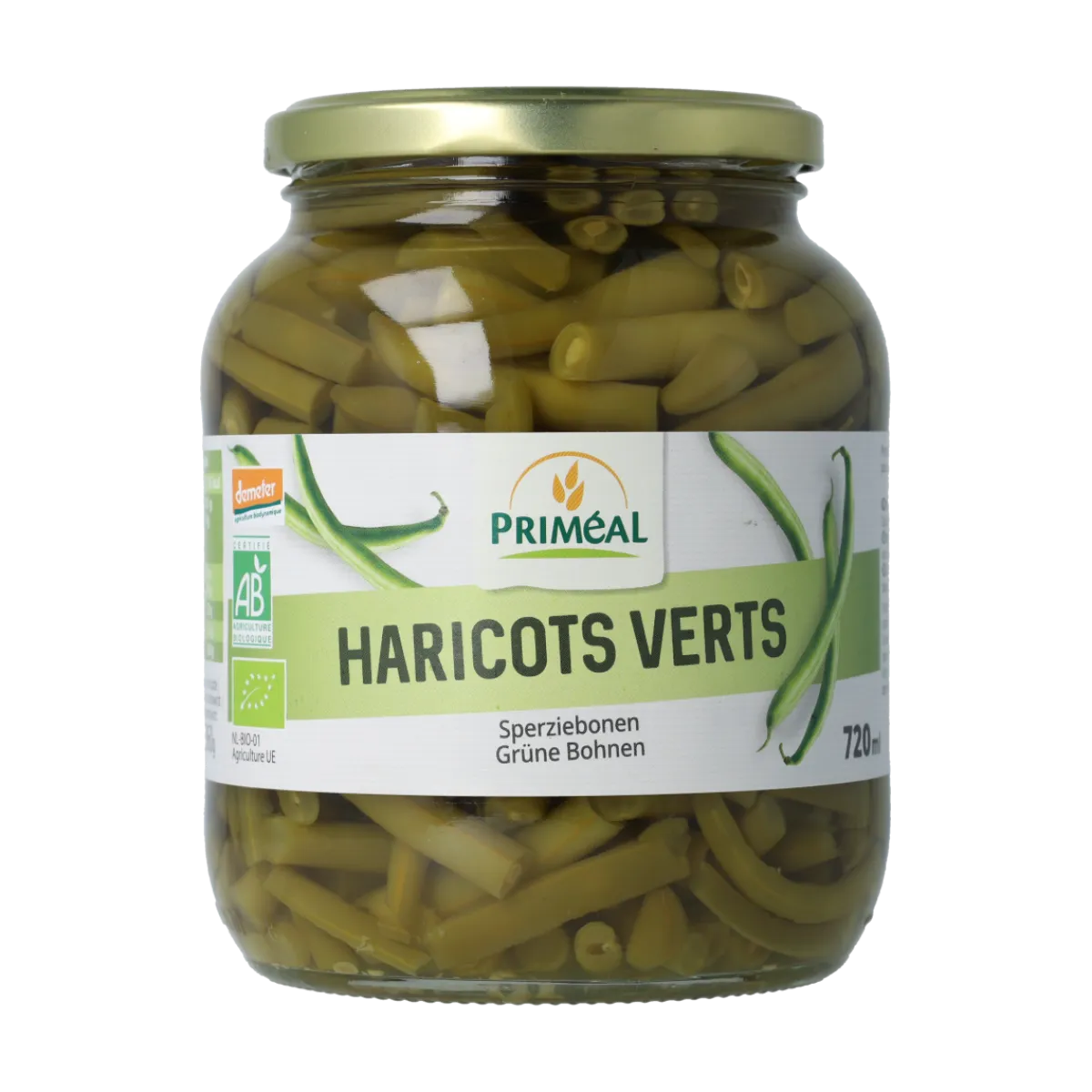 New Primeal Haricots verts sperziebonen demeter bio