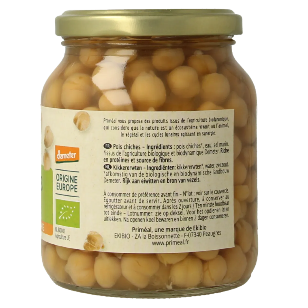 Primeal Kikkererwten demeter bio