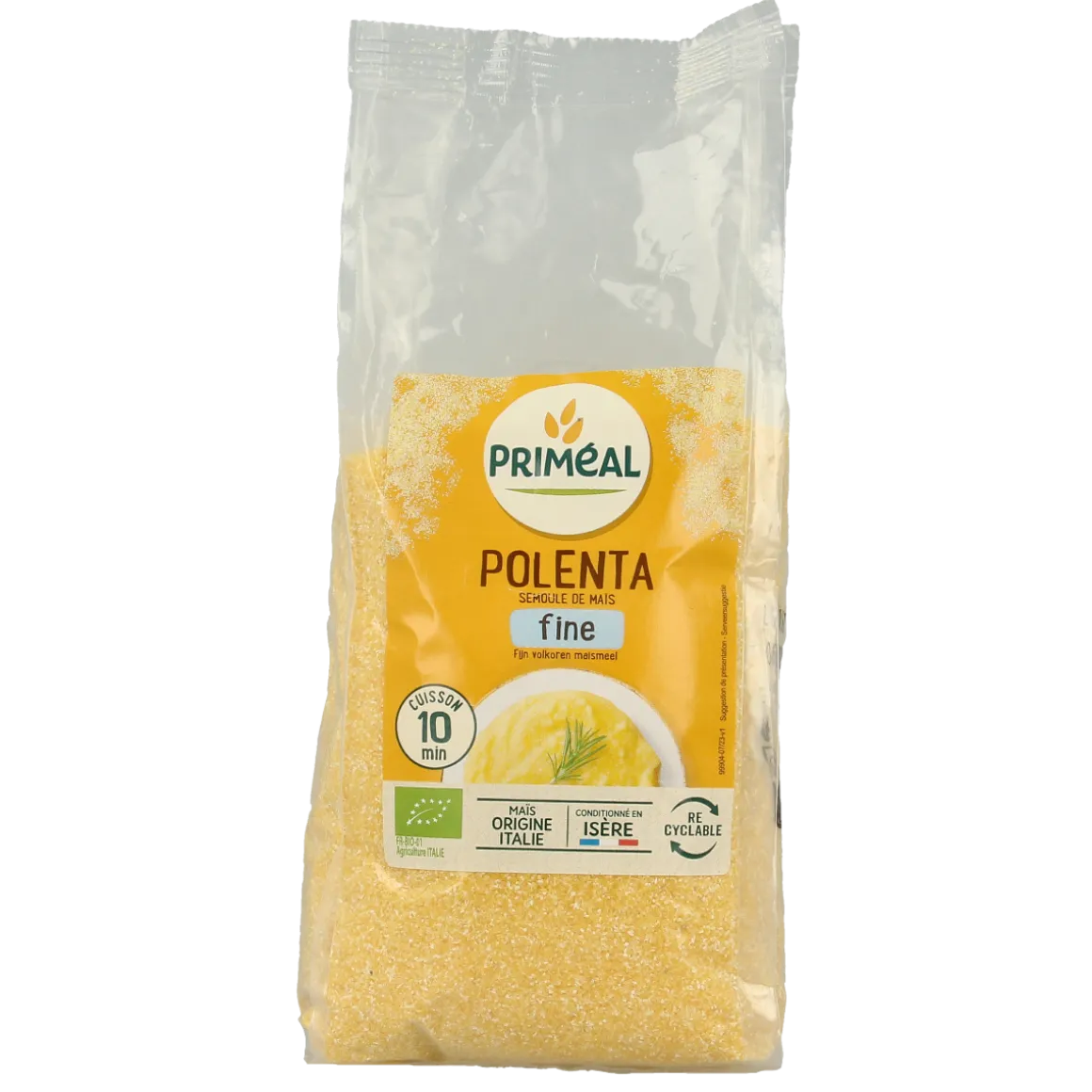 Primeal Polenta fijn volkoren maismeel bio