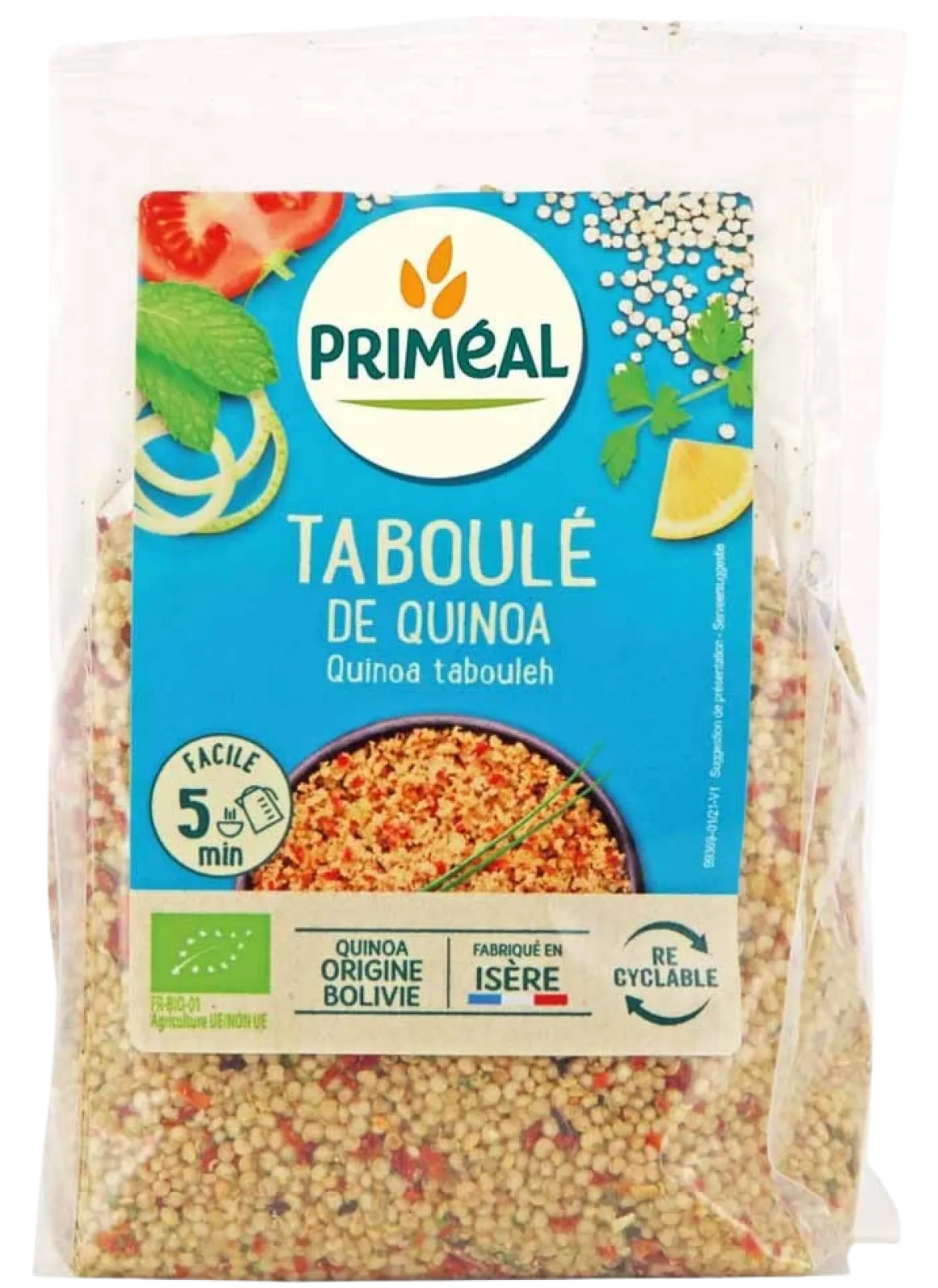 Primeal Quinoa express Tabouleh style bio