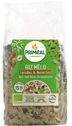 Primeal Rijst linzen en hazelnoten bio