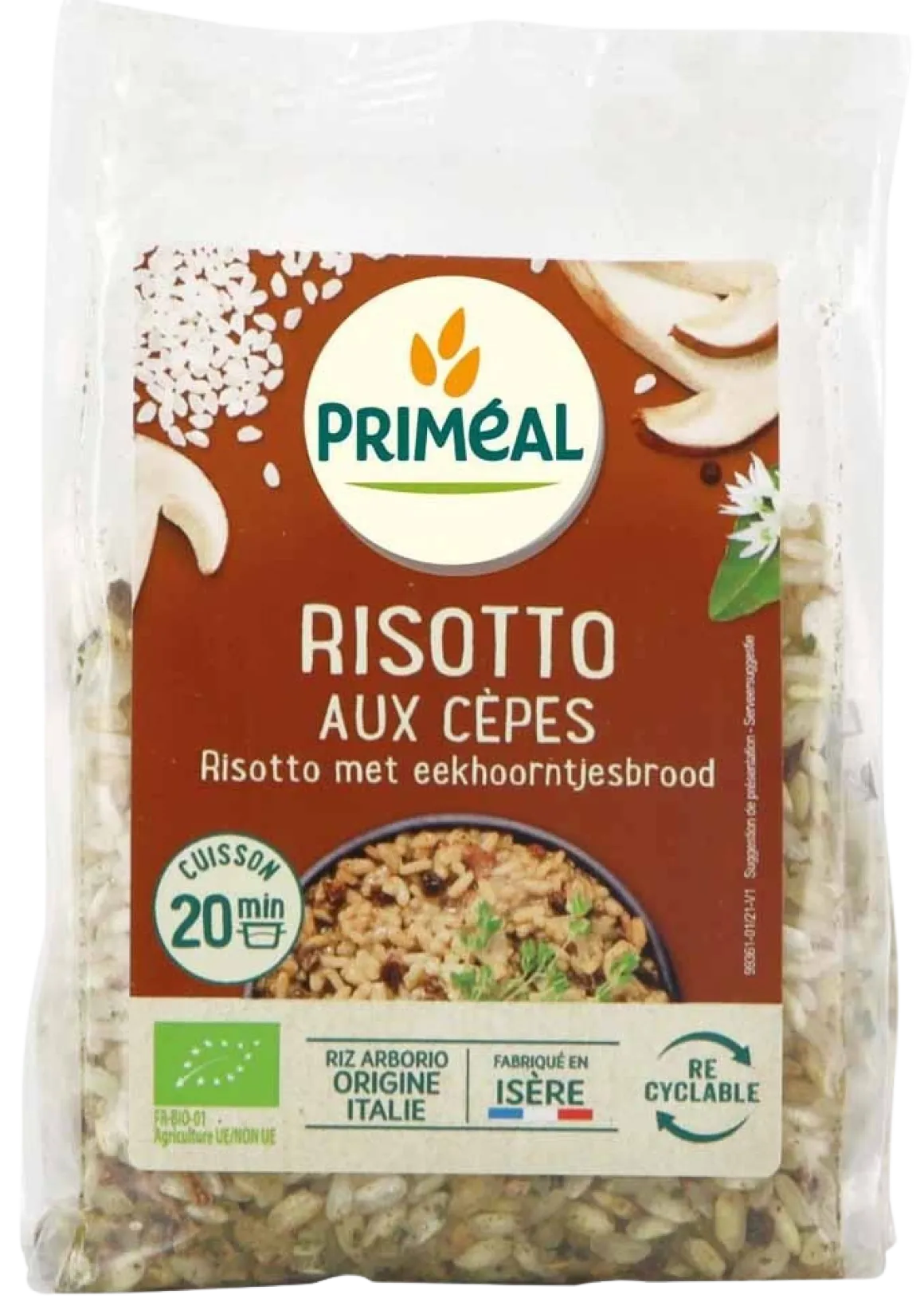 Primeal Risotto cepes bio