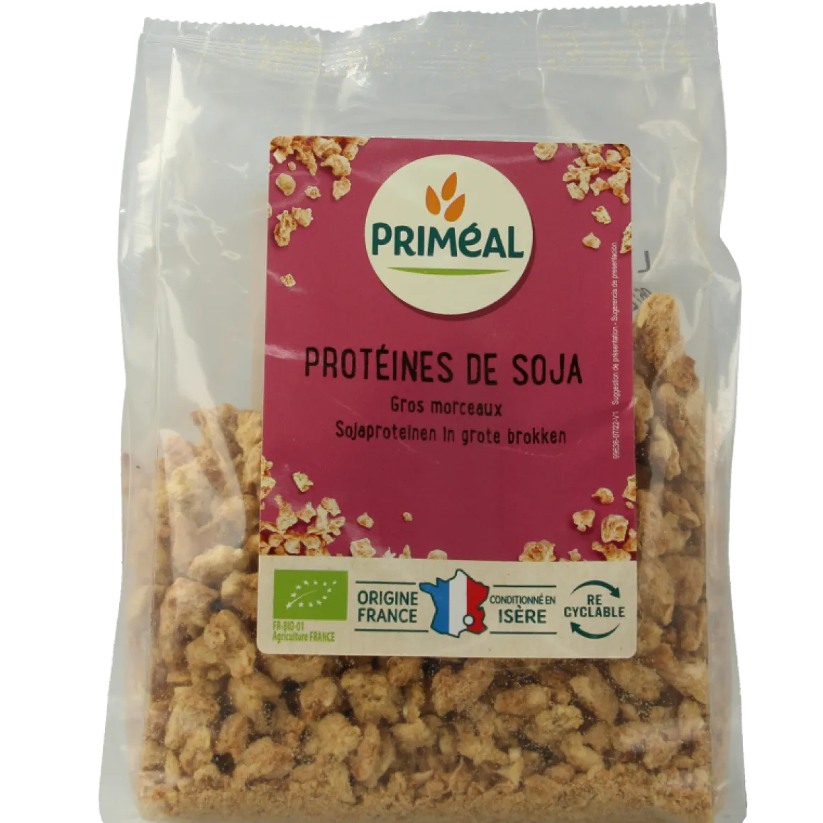 Primeal Sojaproteine grote brokken bio