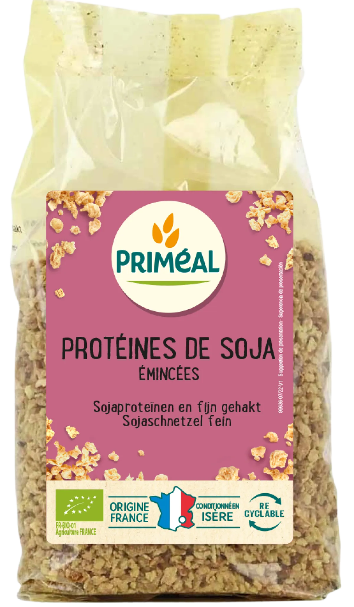 New Primeal Sojaproteinen gehakt bio
