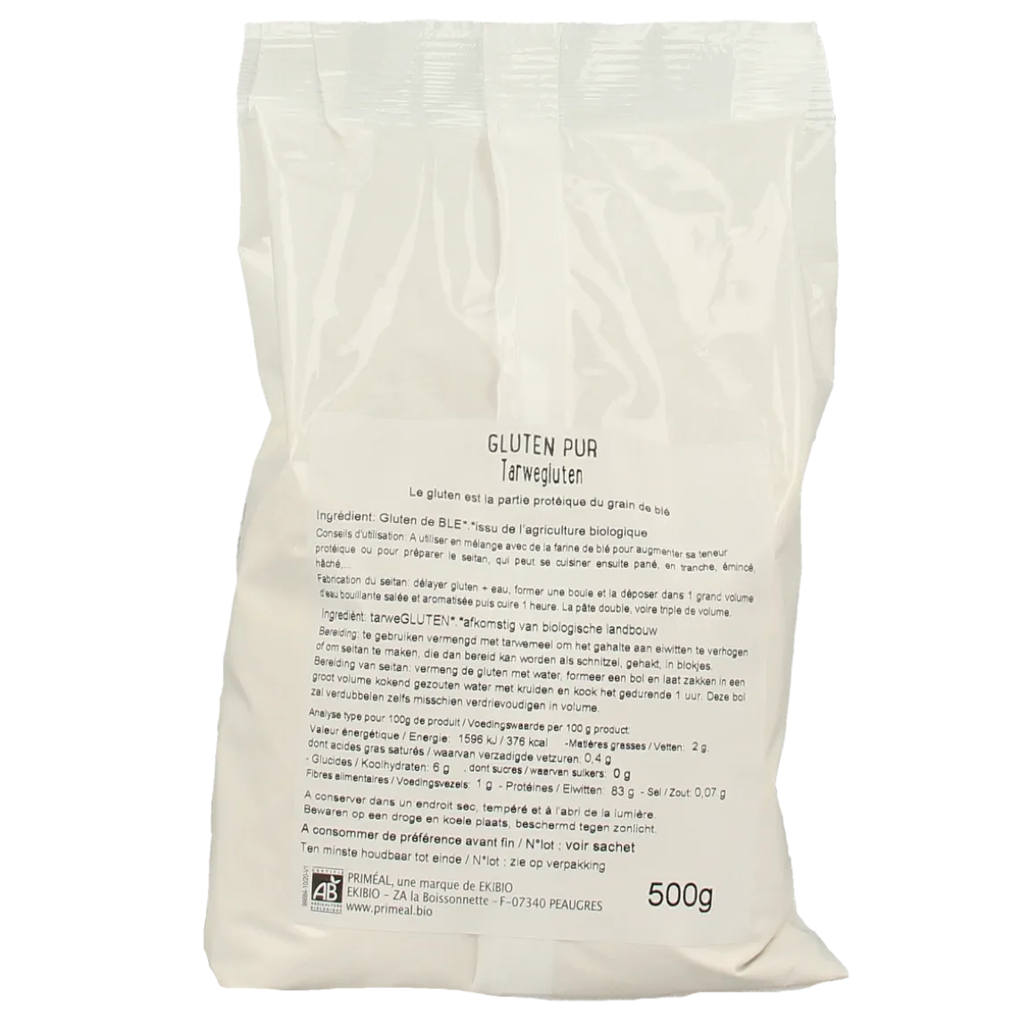 Primeal Tarwegluten bio
