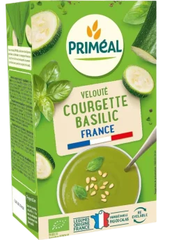 Primeal Veloute gebonden soep courgette basilicum bio