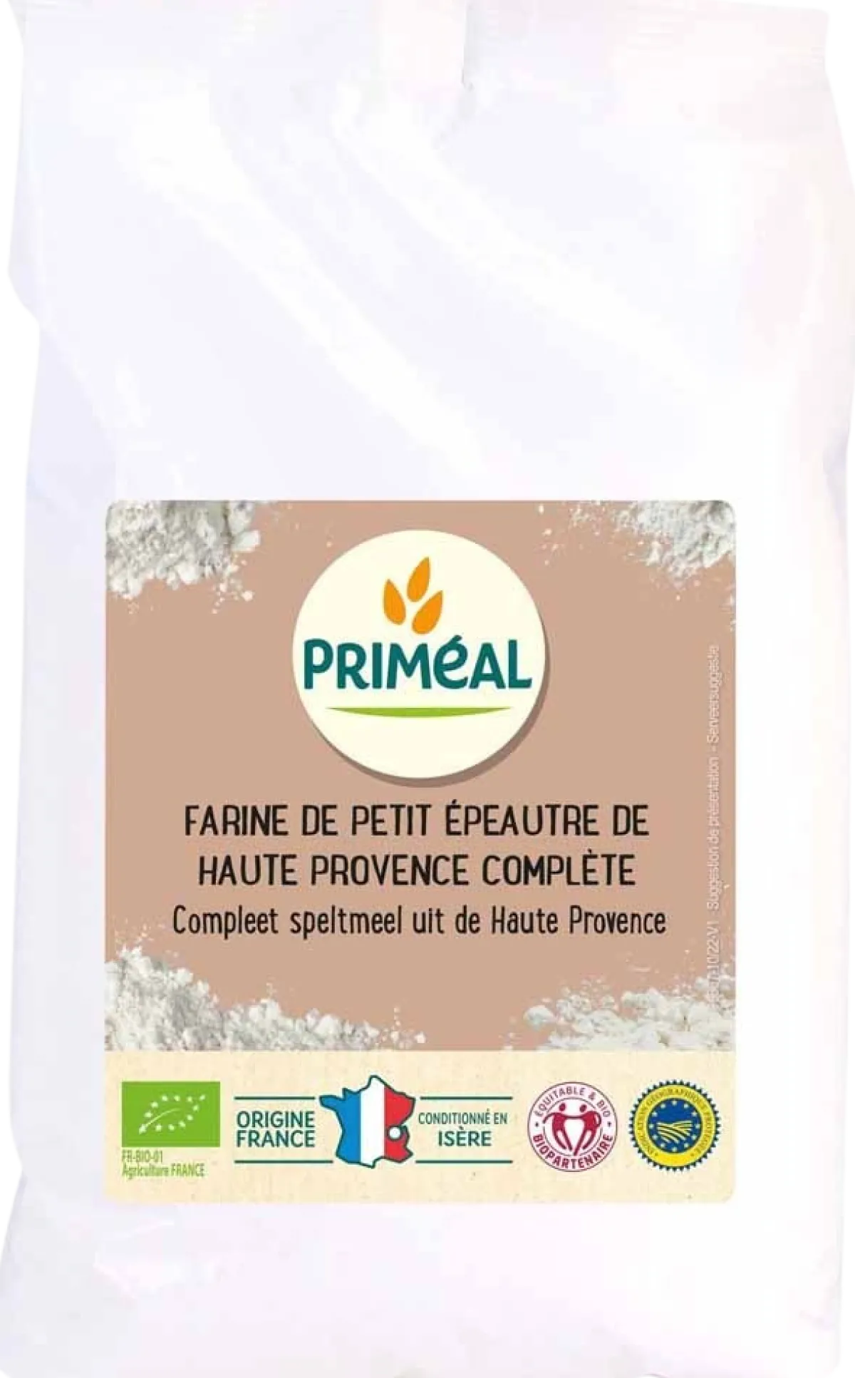 New Primeal Volkoren eenkoorn speltmeel bio