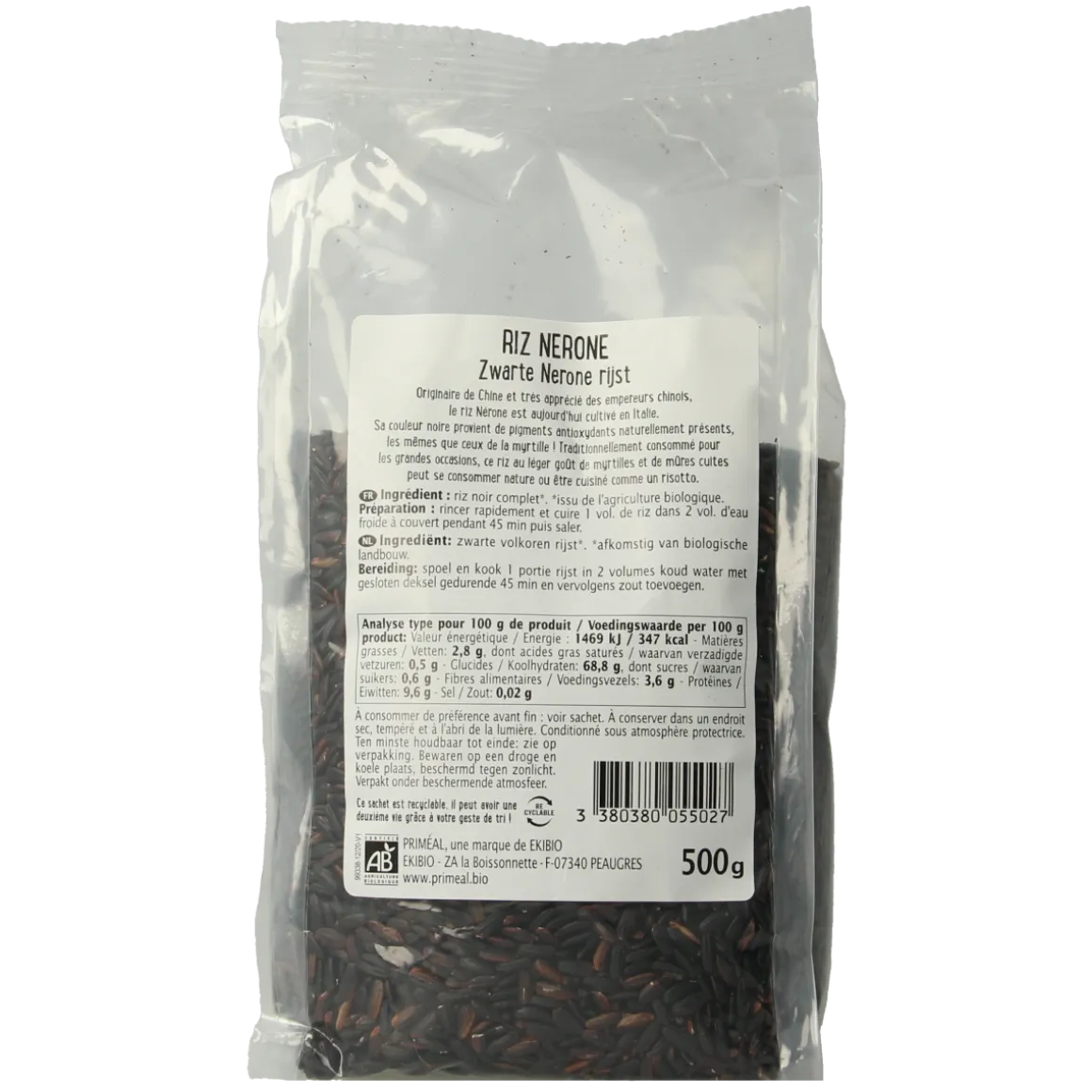 Primeal Zwarte Nerone rijst bio