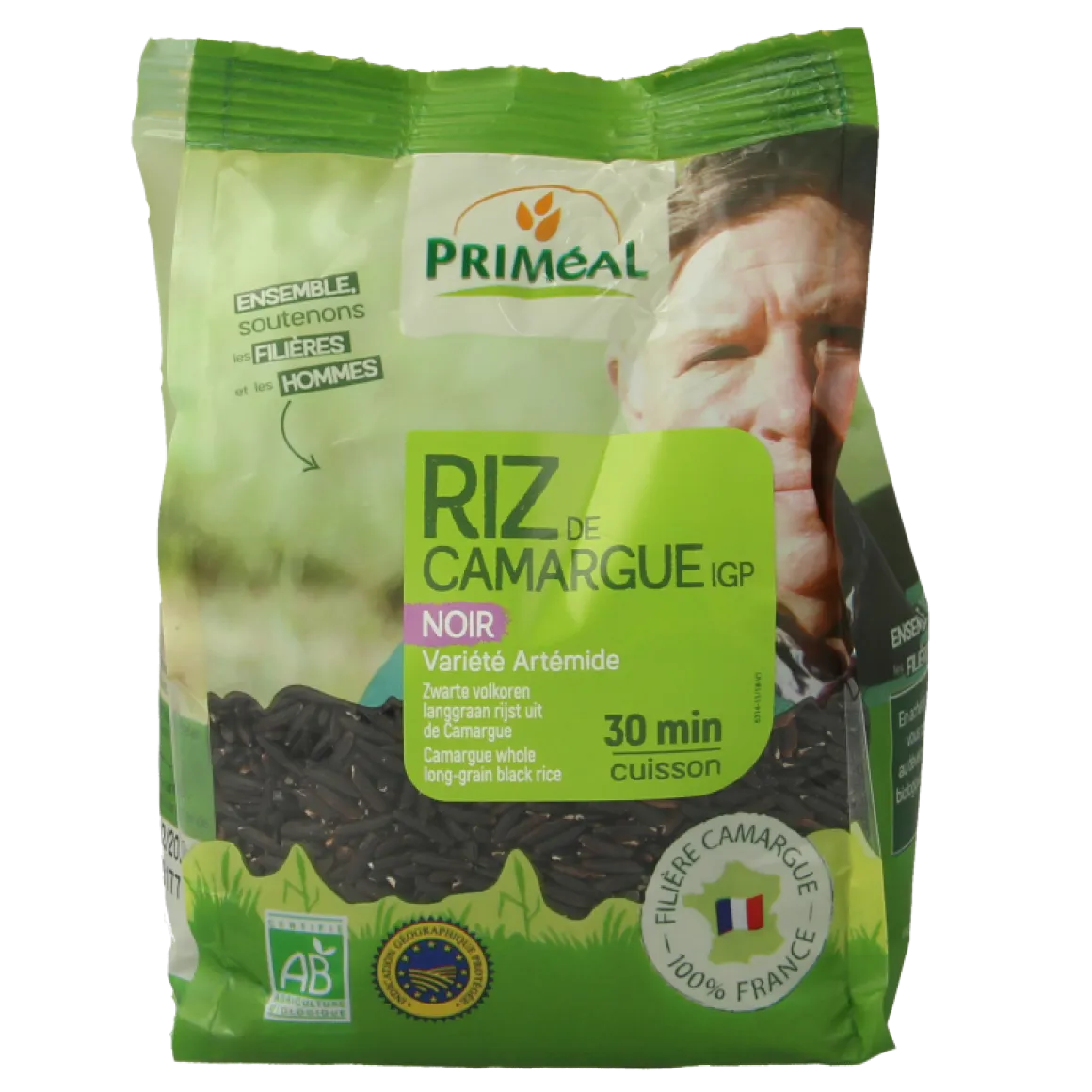 Primeal Zwarte volkoren langgraan camargue bio
