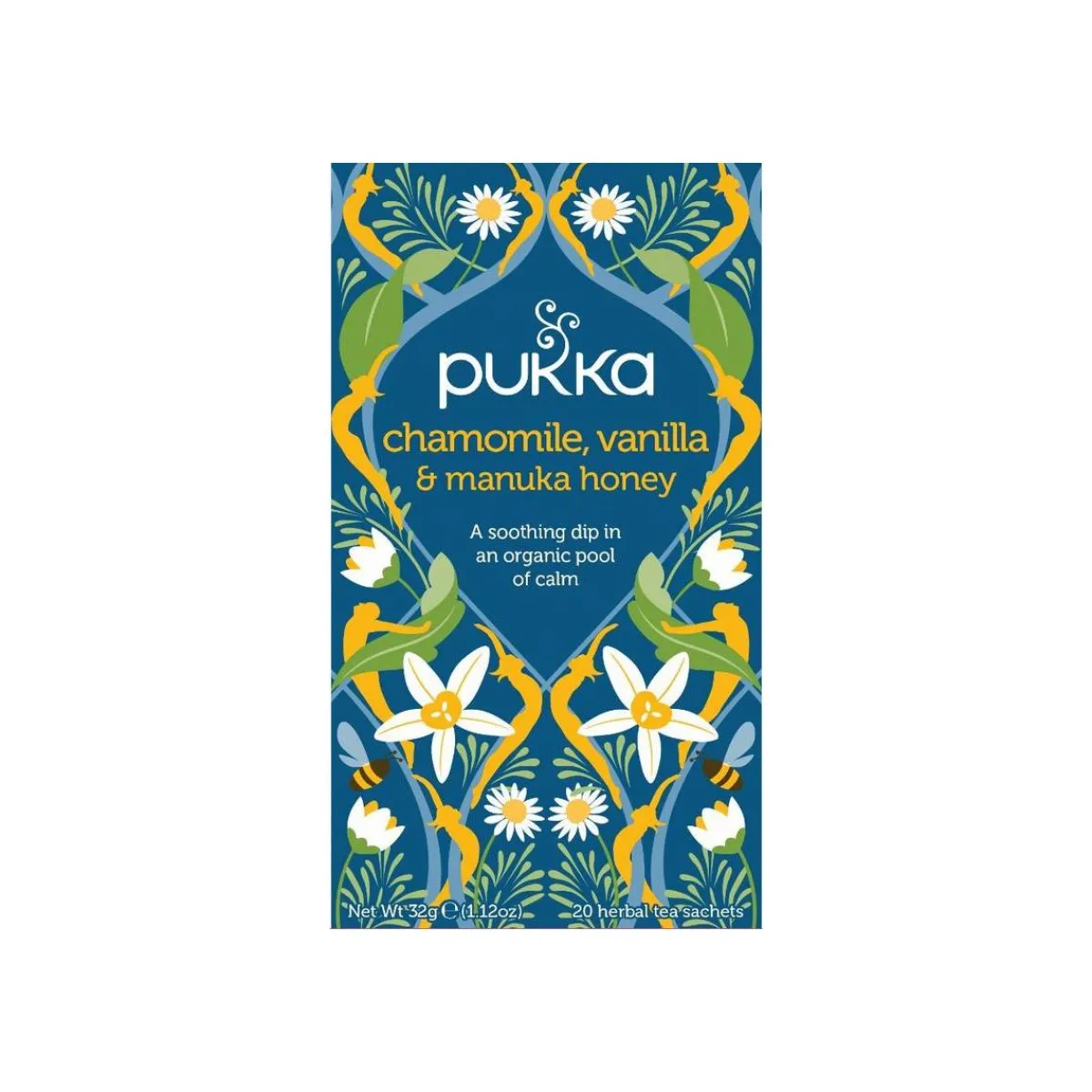 Pukka Chamomile vanille/manuka honing bio