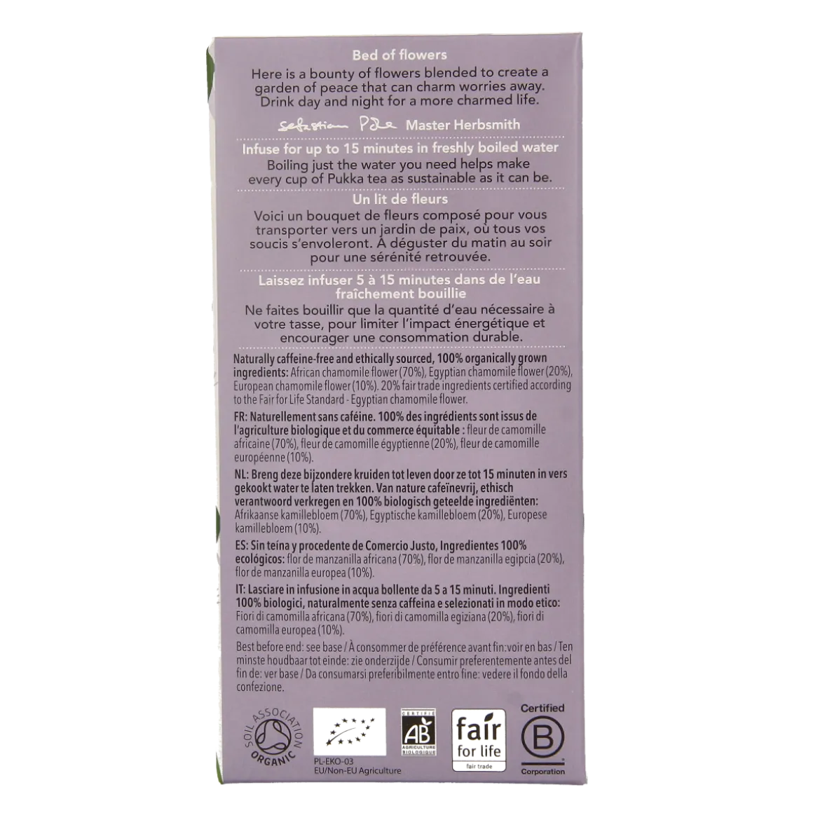 Pukka Three chamomile bio