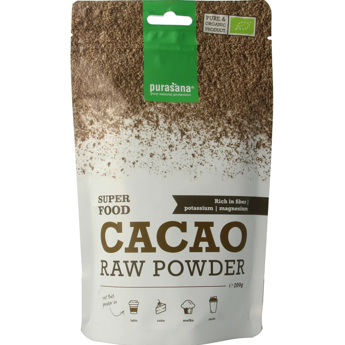 New Purasana Cacao poeder vegan bio