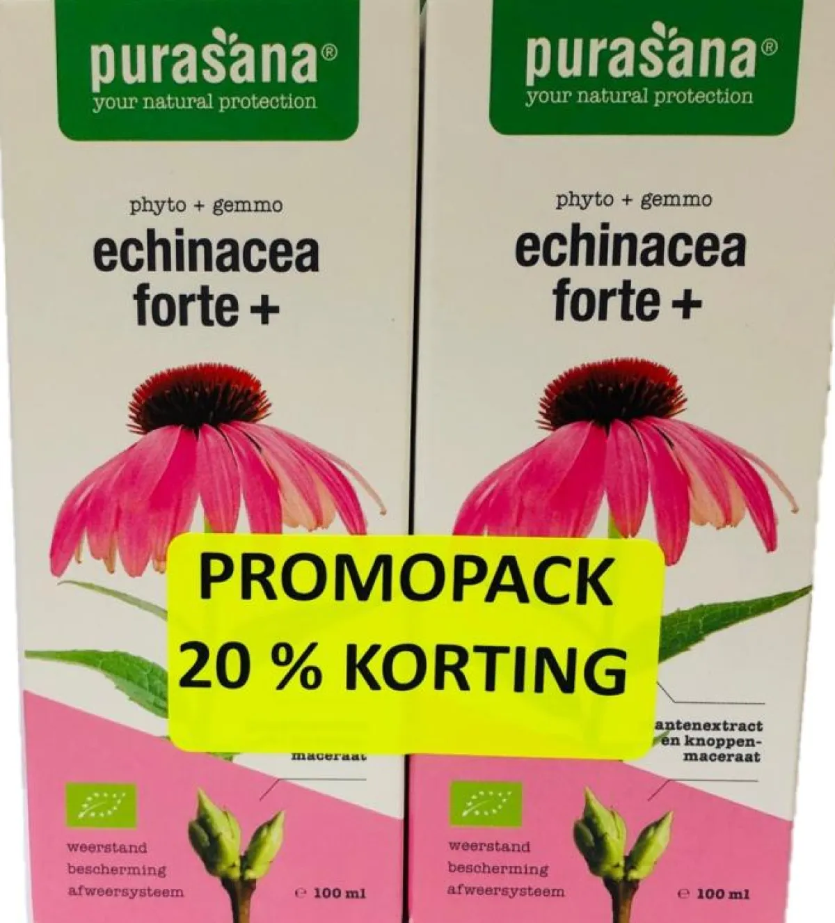 Hot Purasana Echinacea forte+ promo pack bio