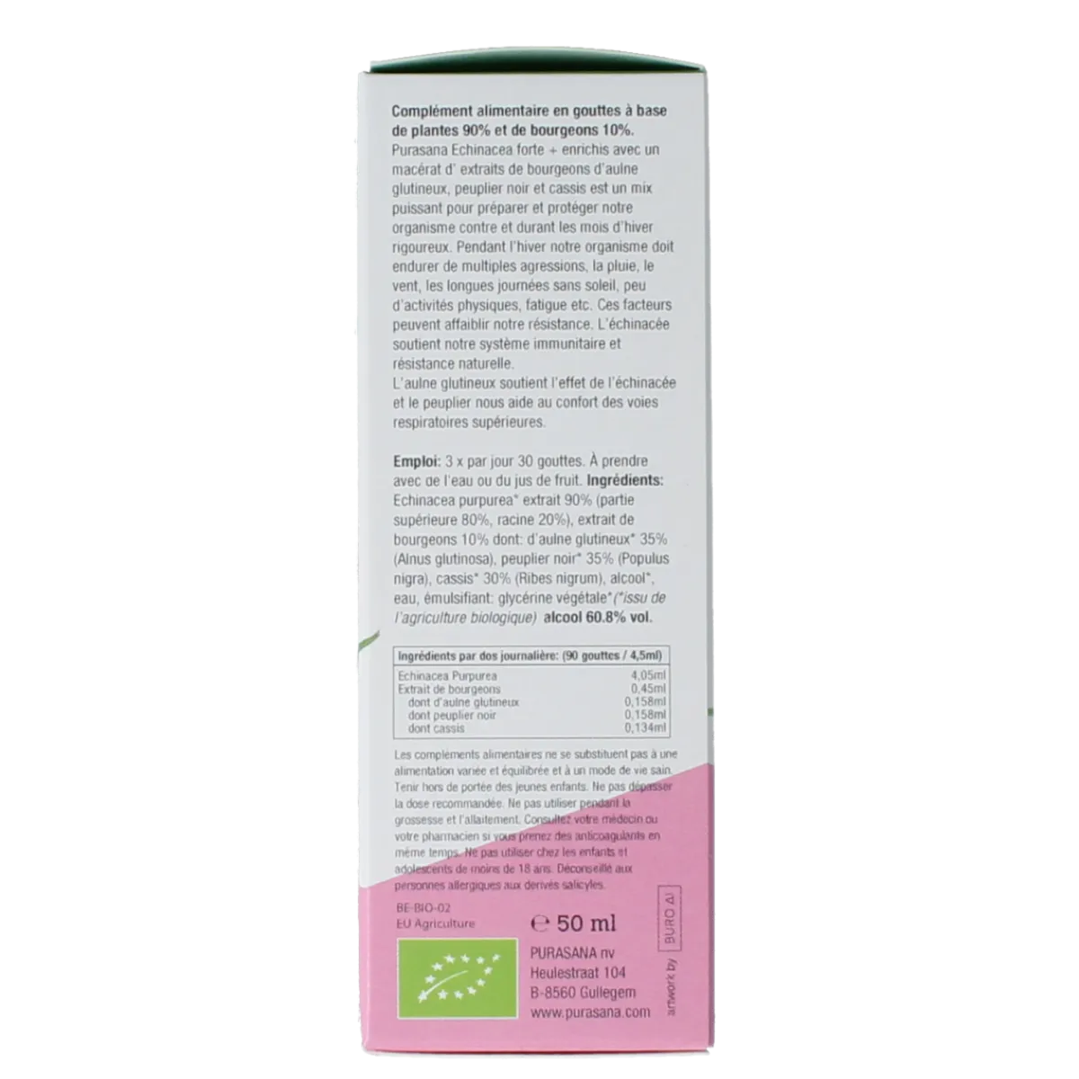 Discount Purasana Echinacea forte + vegan bio