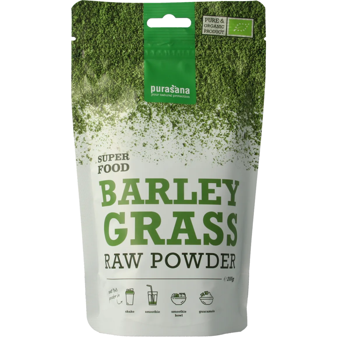 Purasana Gerstegras poeder vegan bio