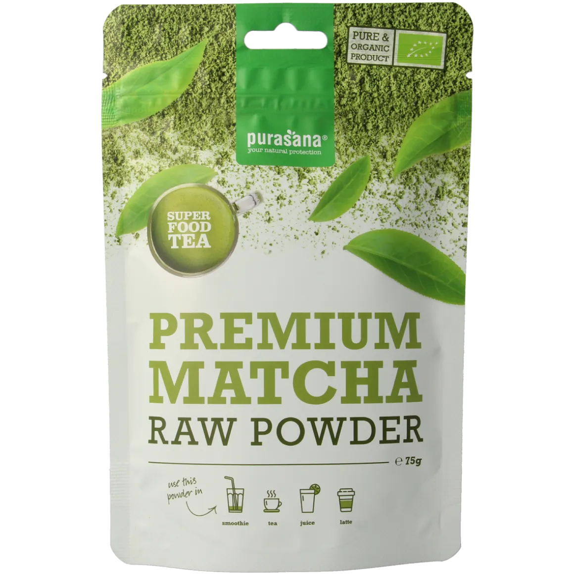Purasana Matcha premium poeder vegan bio