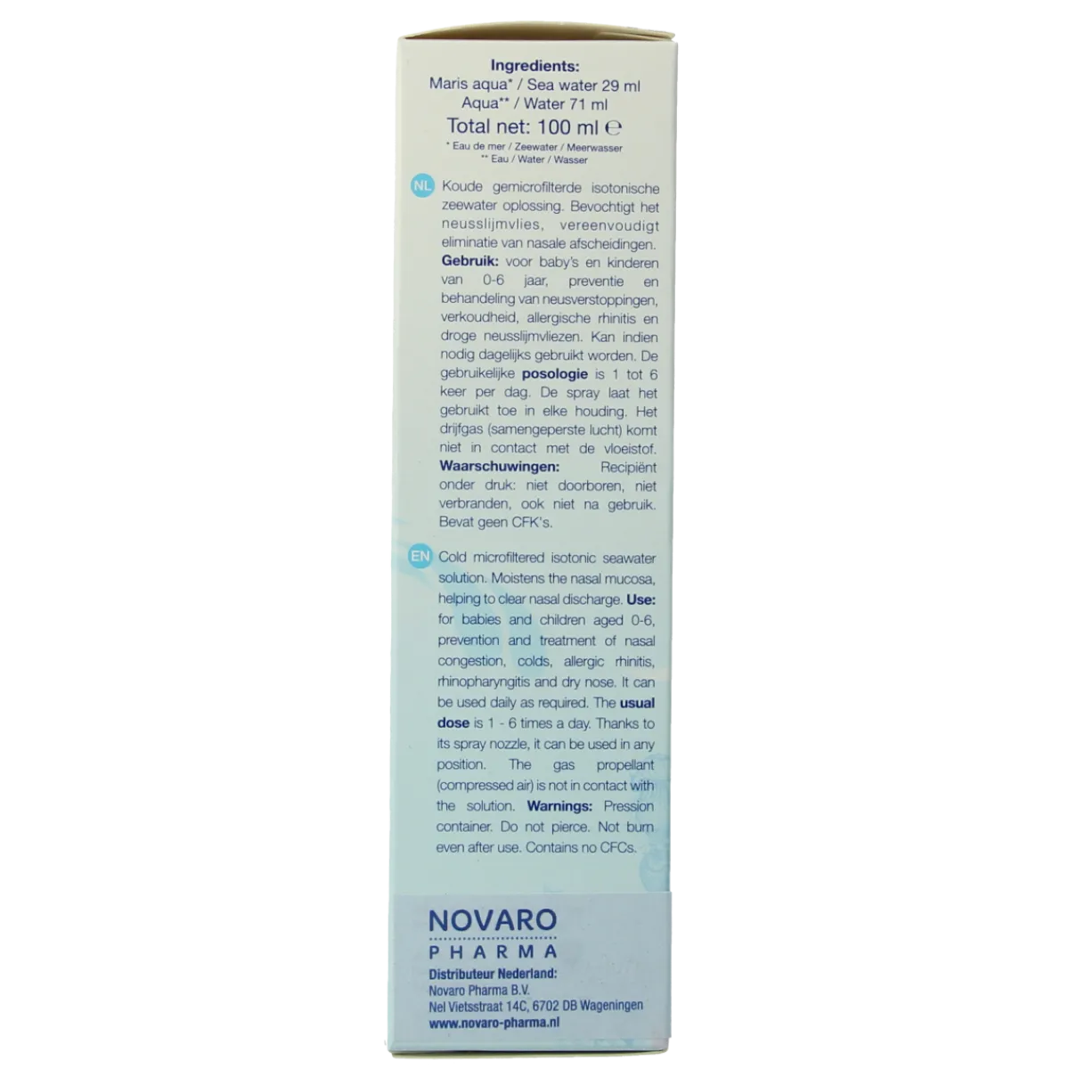 Sale Quinton Nasal pediatric spray 0-6 jaar