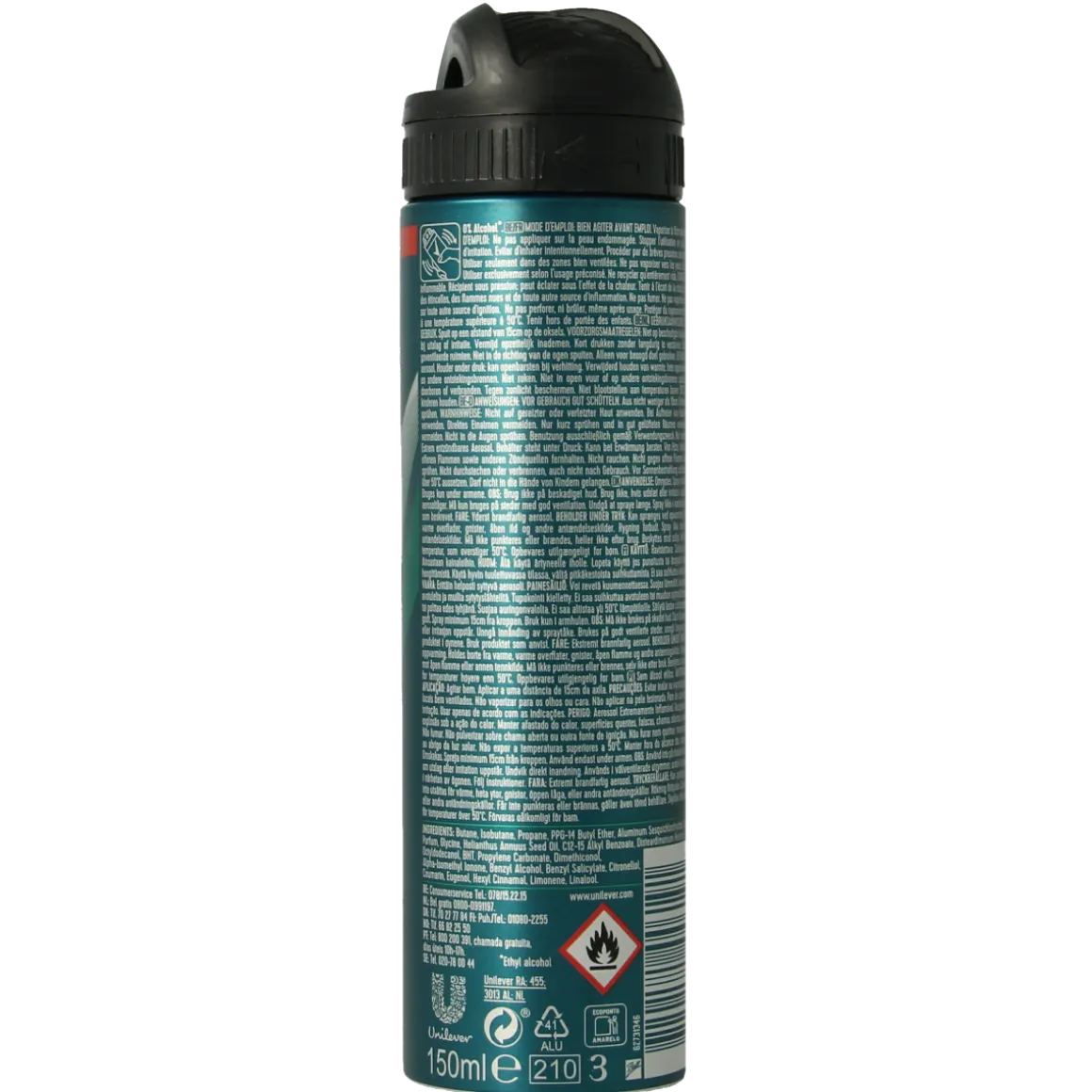 Rexona Deodorant spray 72h sensitive