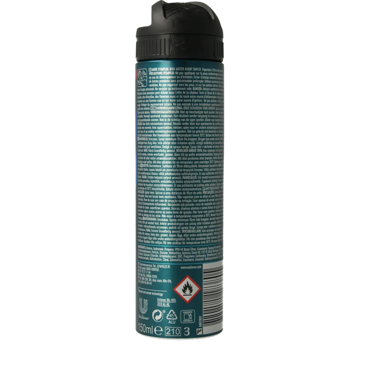 Online Rexona Deodorant spray men dry cobalt