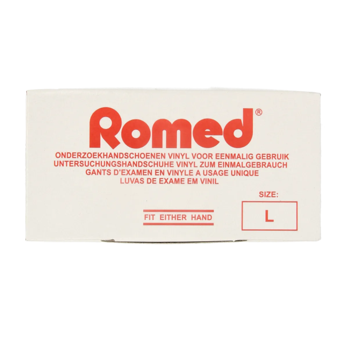 Discount Romed Vinyl handschoen niet steriel gepoederd M