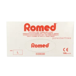 Discount Romed Vinyl handschoen niet steriel gepoederd M