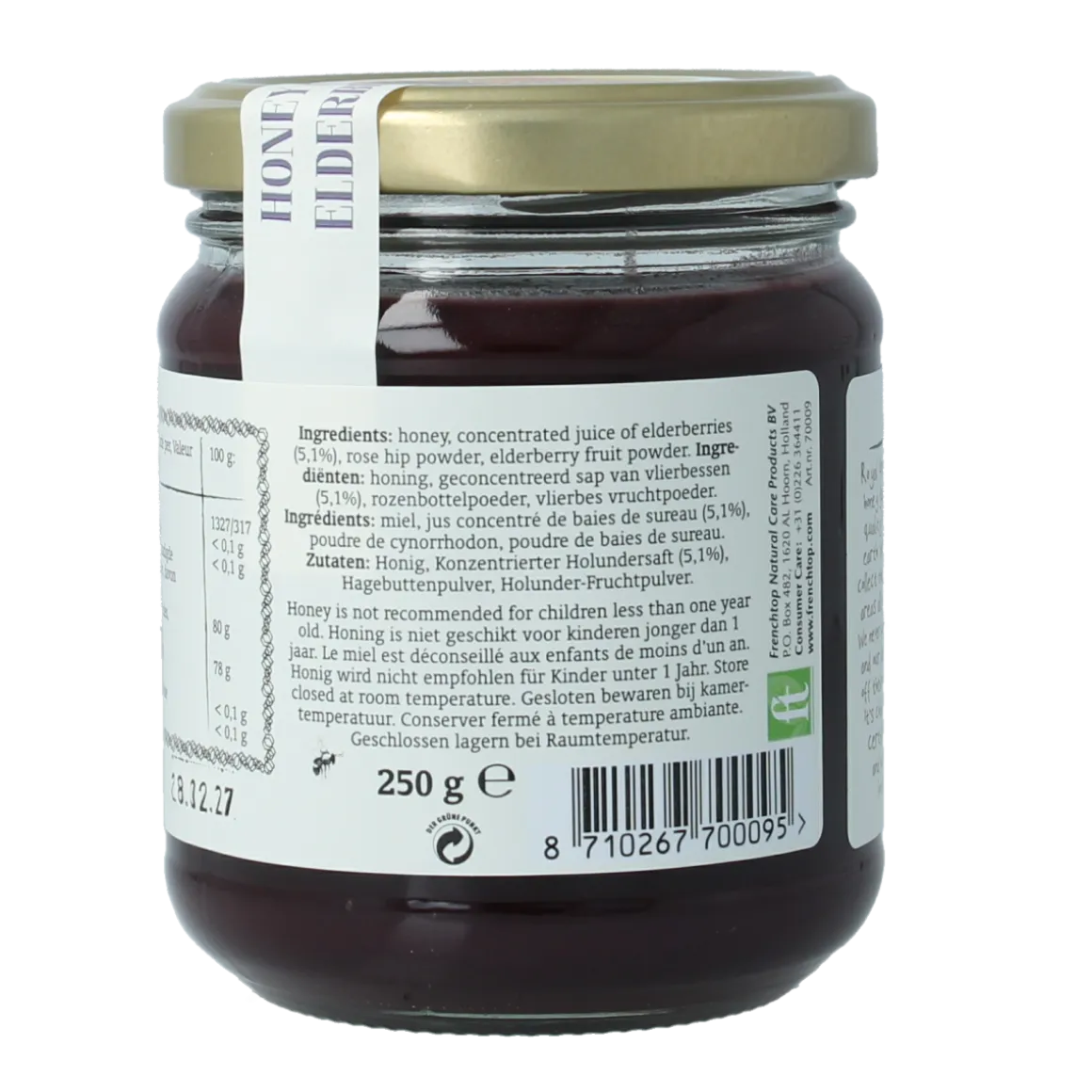 Royal Green Elderberry honey bio