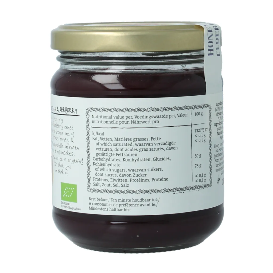 Royal Green Elderberry honey bio