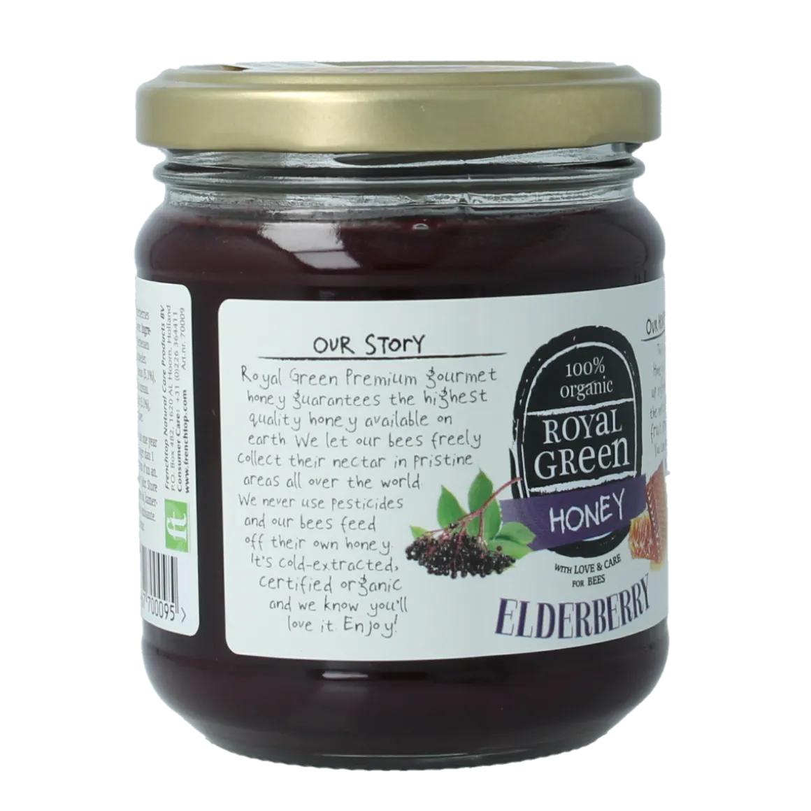 Royal Green Elderberry honey bio