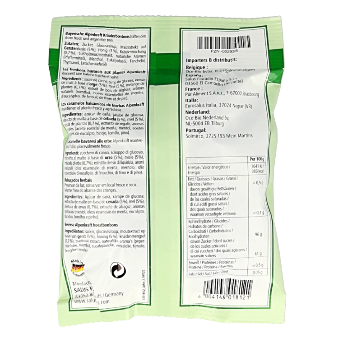 Salus Alpenkraft bonbons