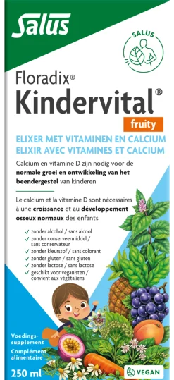 Sale Salus Floradix kindervital fruity glutenvrij