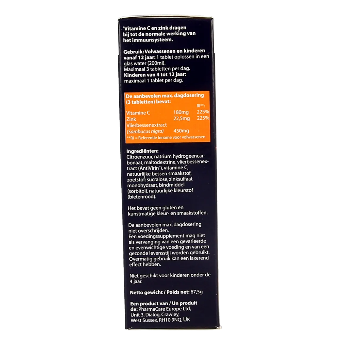 Sambucol Immuno forte bruistabletten suikervrij