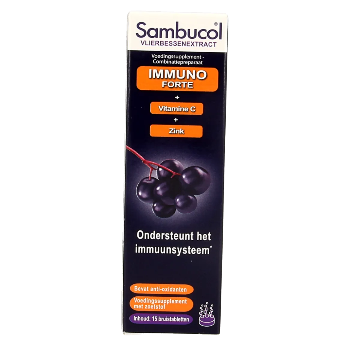 Sambucol Immuno forte bruistabletten suikervrij