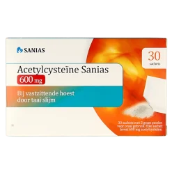 Sanias Acetylcysteine 600mg sachets 3 gram