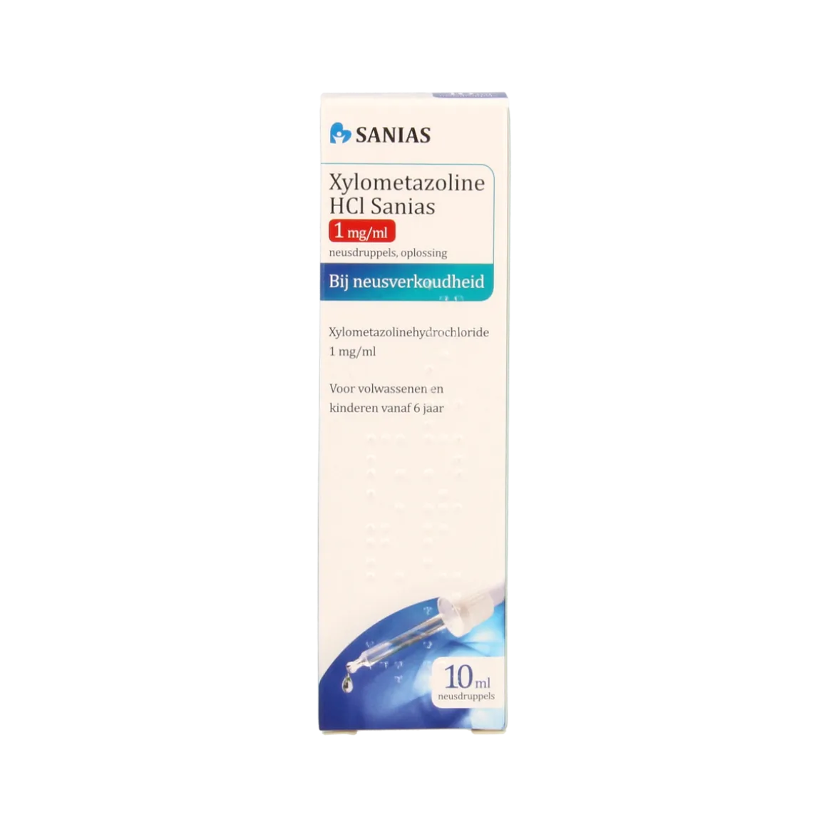 Sanias Xylometazoline HCI 1mg druppels