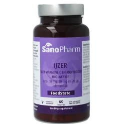 Best SanoPharm IJzer 10 mg & moly 20 mcg & C 30 mg