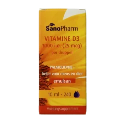 SanoPharm Vitamine D3 1000IE Emulsan