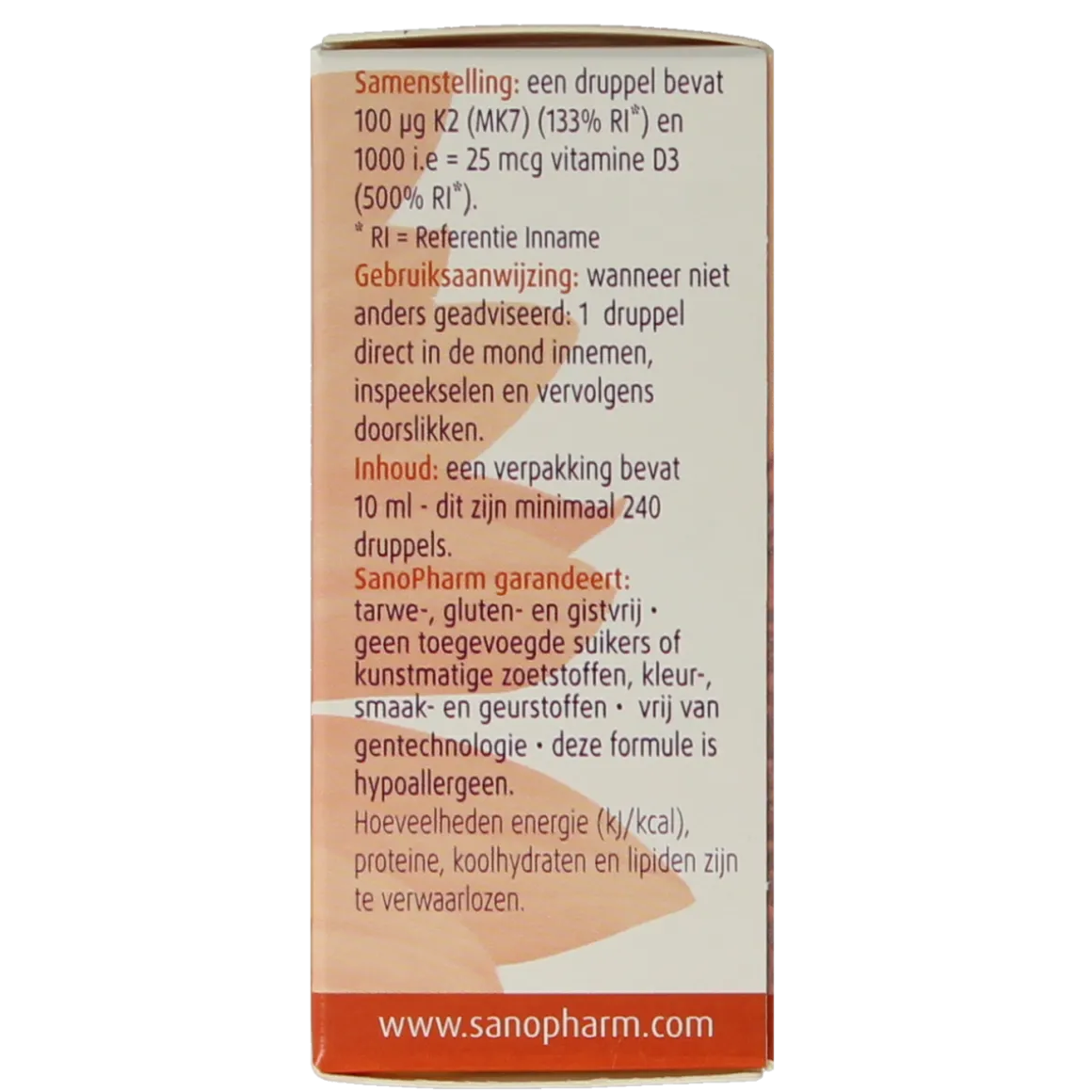 SanoPharm Vitamine K2 D3 emulsan