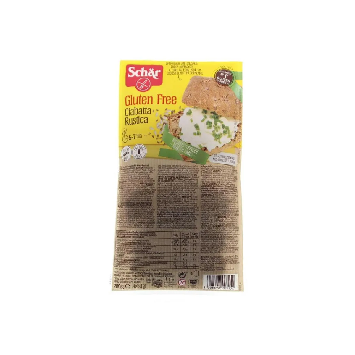 Clearance Schar Ciabatta rustica glutenvrij