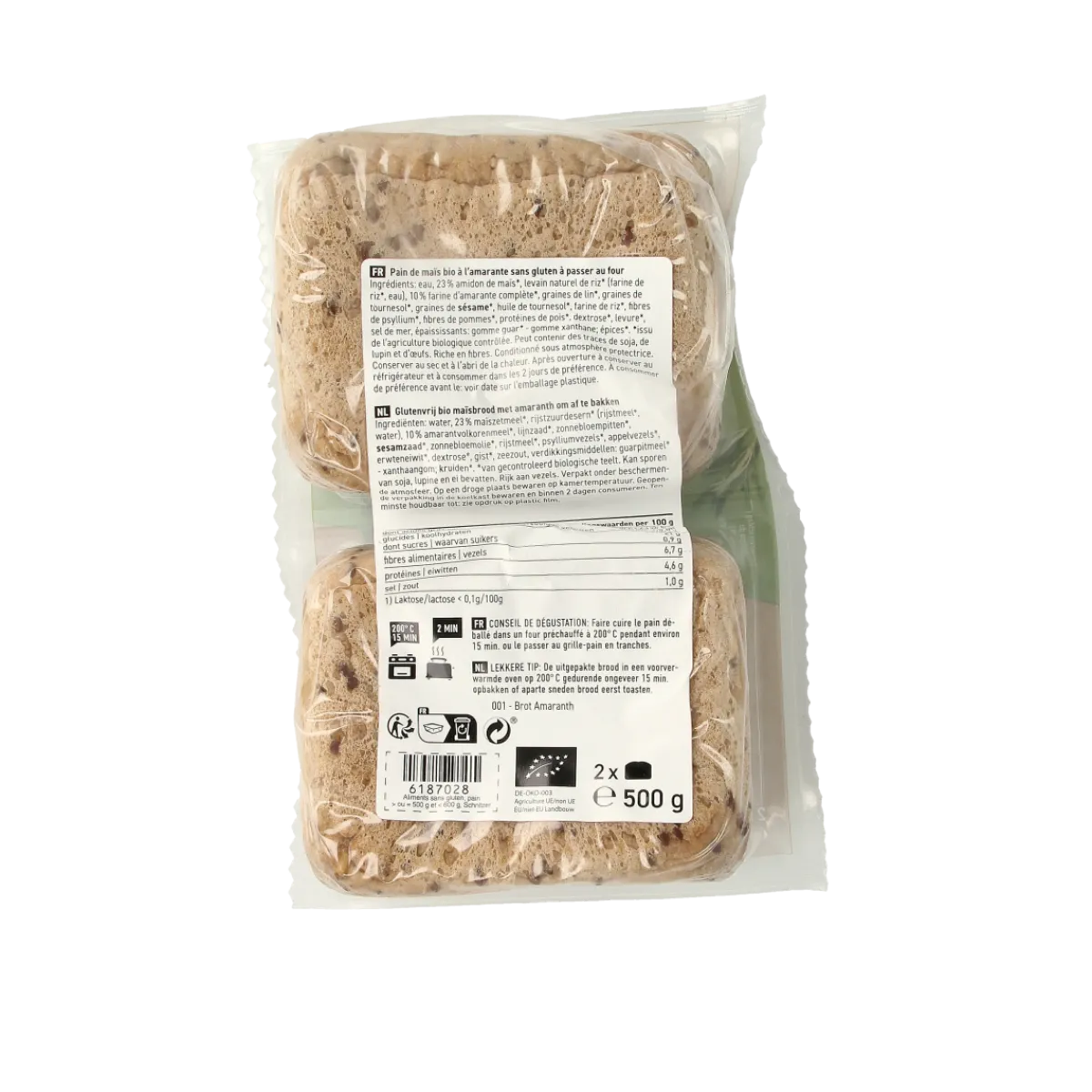 Discount Schnitzer Rustico amaranth glutenvrij bio
