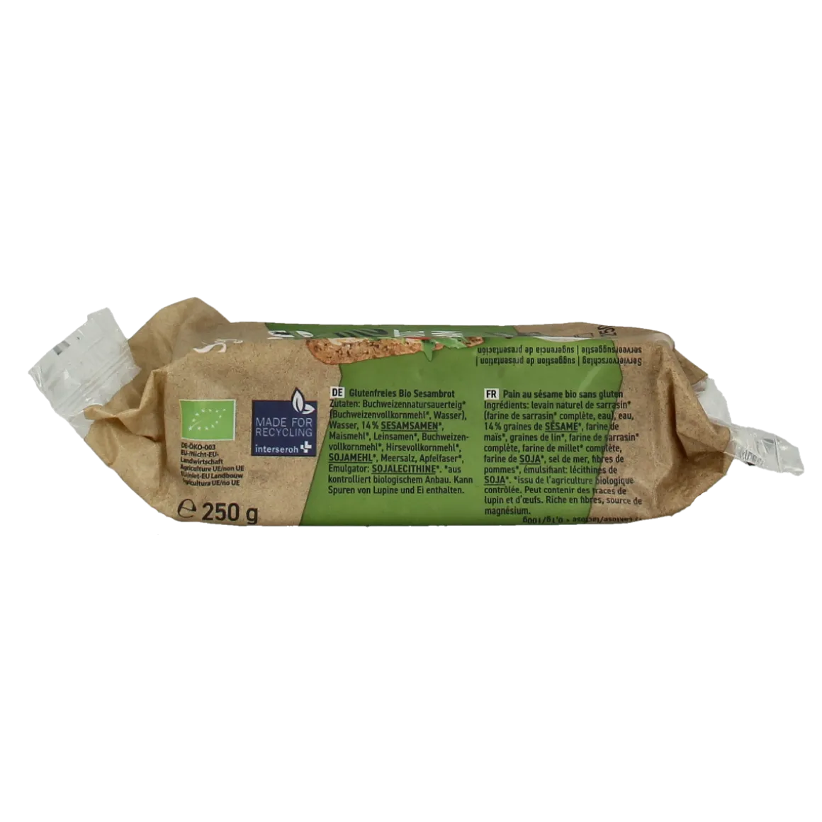 Schnitzer Sesambrood glutenvrij bio
