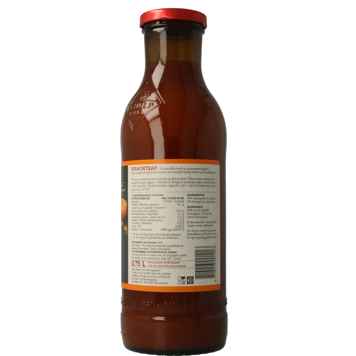 Schulp Krachtsap wortelsap puur bio