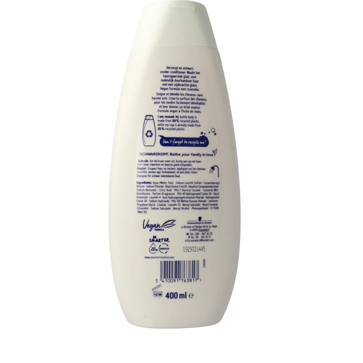 Schwarzkopf Shampoo zijde doorkammer